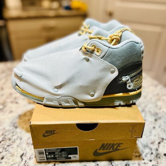 Nike Air Trainer 1 SP “Travis Scott Grey Haze” Size:9M - Picture 3 of 6